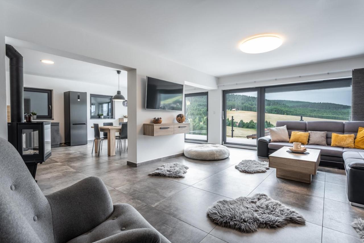 Apartman Sonnenberg - Klinovec Loučná pod Klínovcem Dış mekan fotoğraf